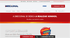 Desktop Screenshot of direcional.com.br
